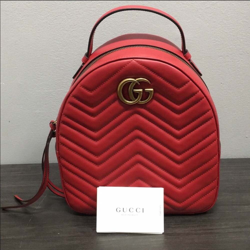 Brand new Gucci red backpack